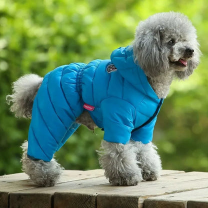 Waterproof Four-Legged Dog Jumpsuit Jacket
