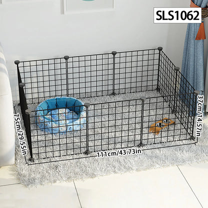 Modular Wire Pet Playpen & Indoor Dog Enclosure