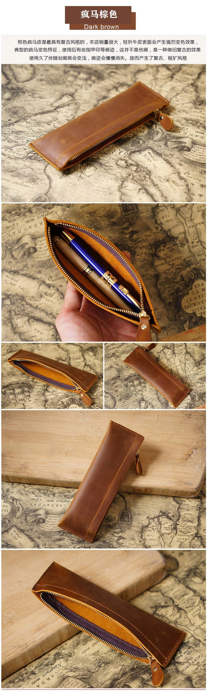Handmade Leather Pencil Case