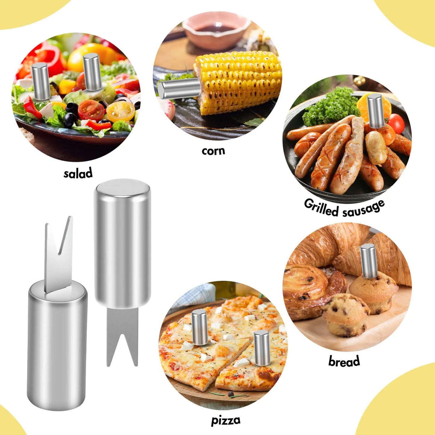 Stainless Steel Corn Skewers