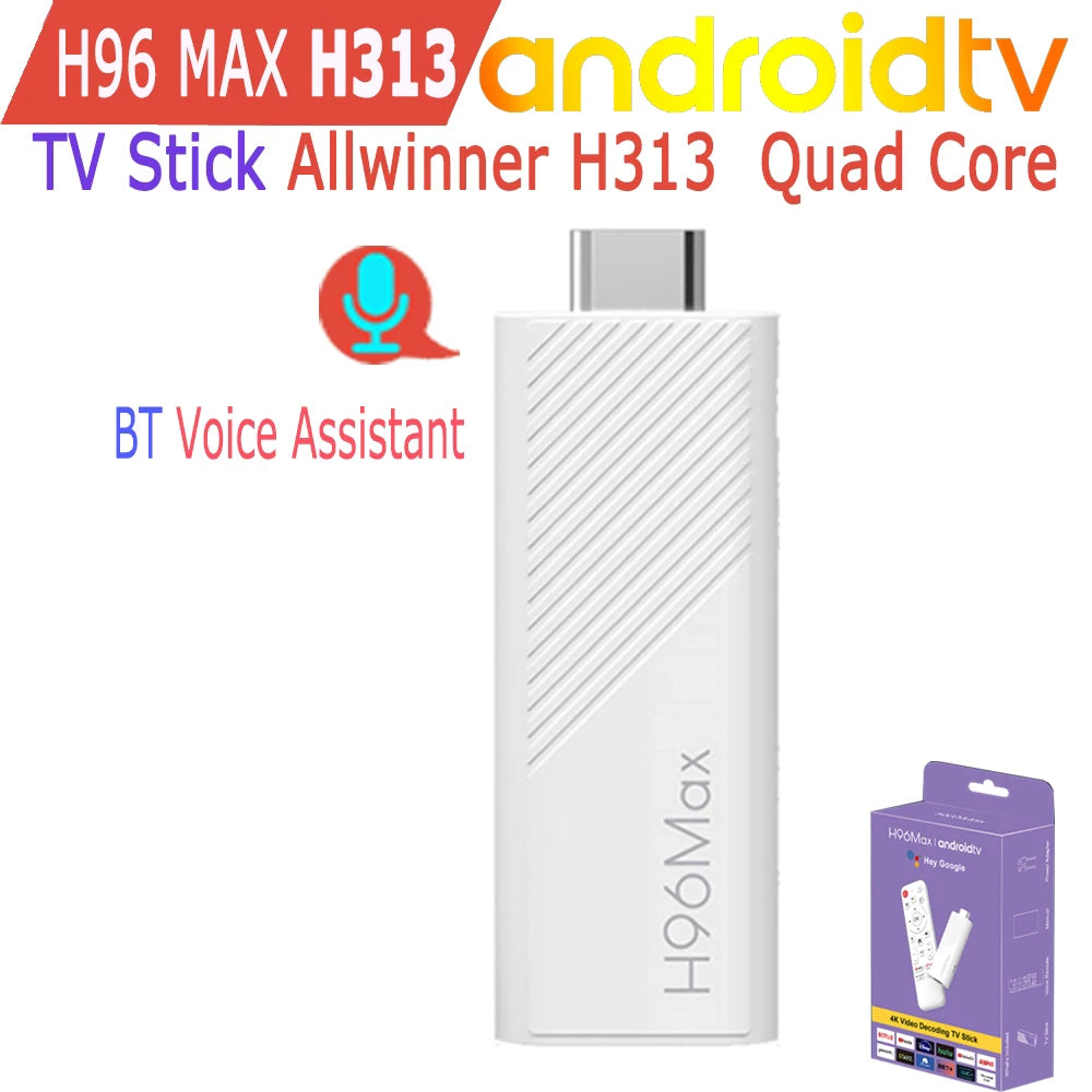 H96 Max H313TS Android 4K Smart TV Stick