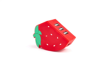3-Port USB 2.0 Expansion Hub – Cartoon Fruit Design