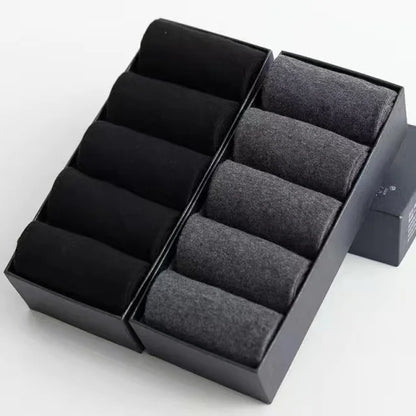 Men’s Cotton Business Crew Socks 10 Pairs