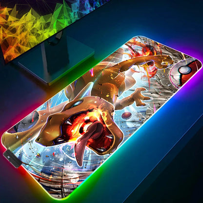 LED Backlit XXL Mouse Pad & Keyboard Mat