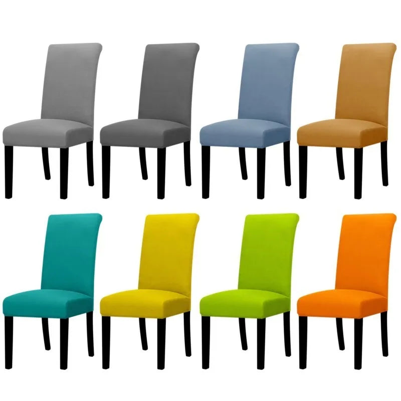 Elastic Stretch Chair Cover Solid Color