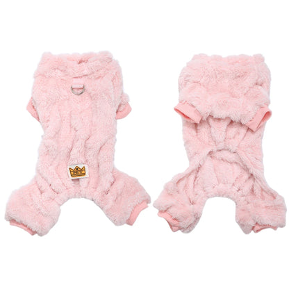 Soft Fleece Dog Jumpsuit