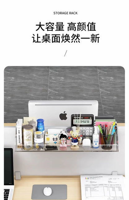 Hook-On Desk Organizer Shelf