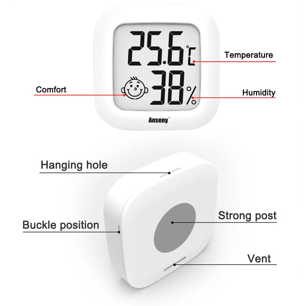 Mini Digital Thermometer & Hygrometer