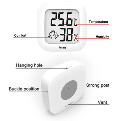 Mini Digital Thermometer & Hygrometer