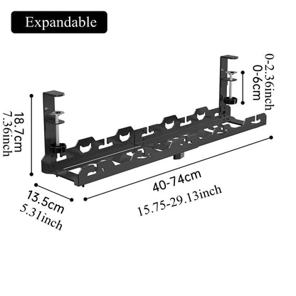 Under Desk Cable Management Tray