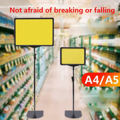 Adjustable Retail Price Display Stand
