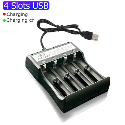 USB Charger for Rechargeable Lithium-Ion Batteries