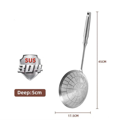 304 Stainless Steel Kitchen Strainer Scoop