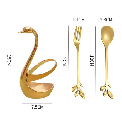Swan Tableware Holder Set