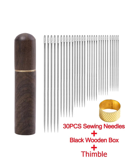 Self-Threading Sewing Needle Set