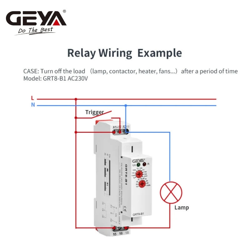 GEYA GRT8-B Off Delay Time Relay