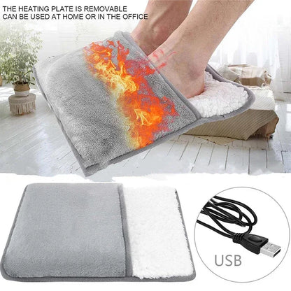 USB Foot Warmer Plush Heating Foot Cover
