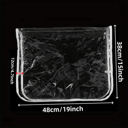 Transparent Salon Chair Back Cover