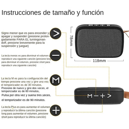 Portable Bluetooth Fabric Speaker