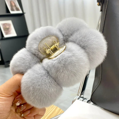 Women’s Furry Hair Claw Clip