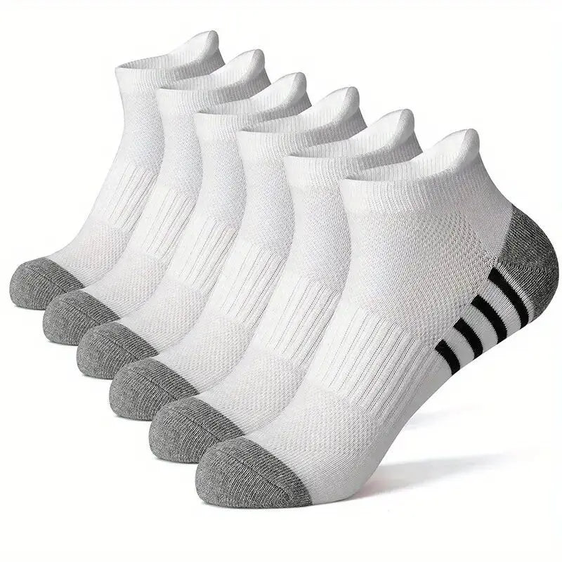 Men’s Breathable Mesh Sports Socks 6 Pairs