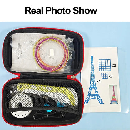 JuniorCare 3D Printing Pen with PLA Filament & Travel Case
