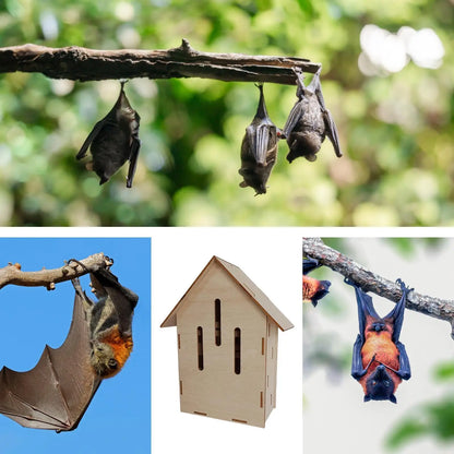 Wooden Bat House