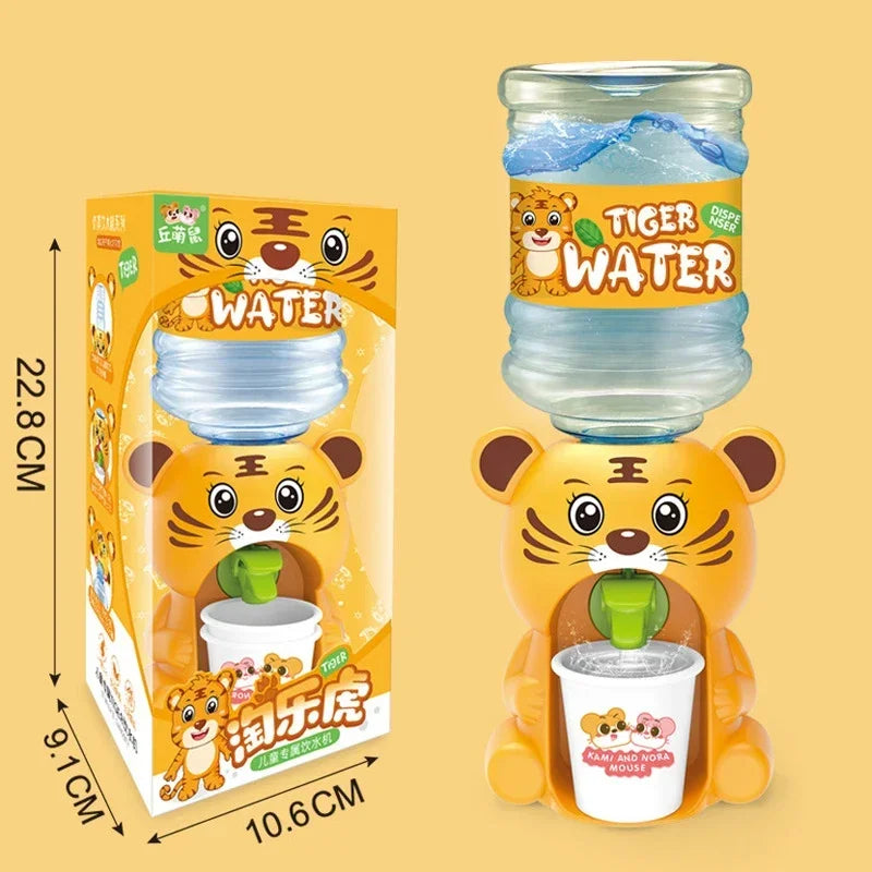 Cartoon Mini Water Cooler with Cup & Bottle