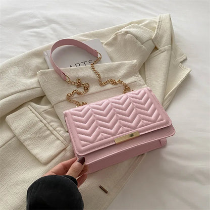 Striped Women's Shoulder Bag