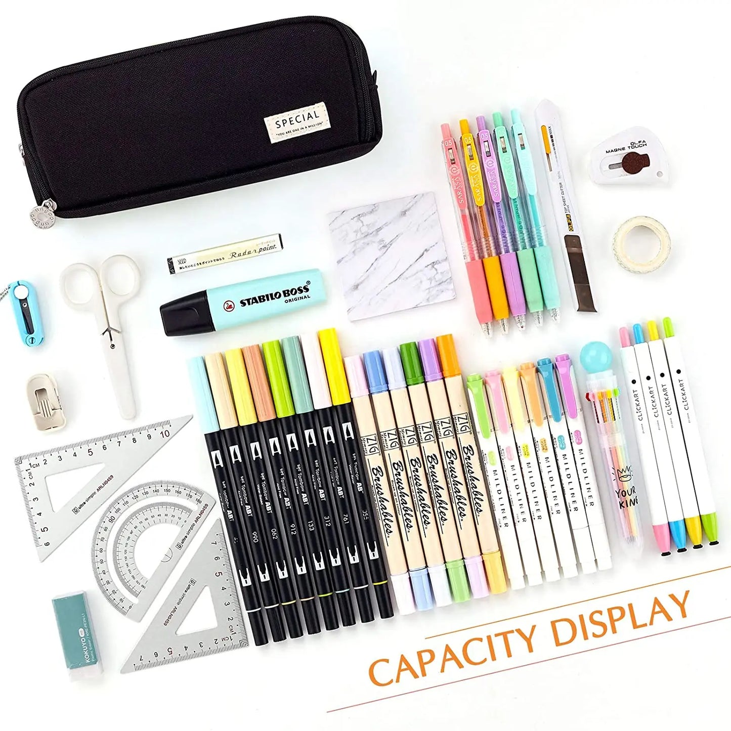 Kawaii Large Capacity Pencil Case