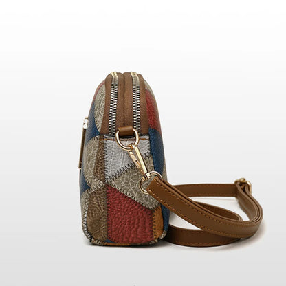 Women’s Designer Style Plaid Shoulder & Crossbody Tote Bag