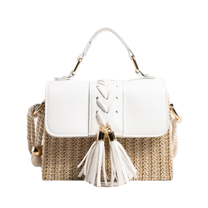 Straw Crossbody Beach Handbag