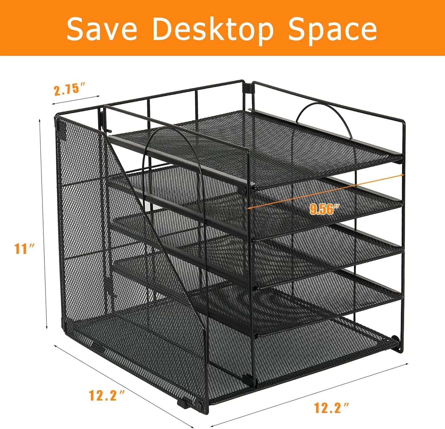 Multi-Layer Document & Paper Storage Rack