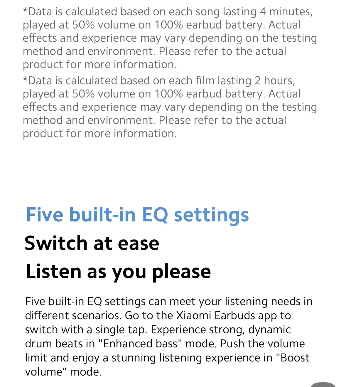 Xiaomi Redmi Buds 6 Active Wireless Bluetooth Earbuds