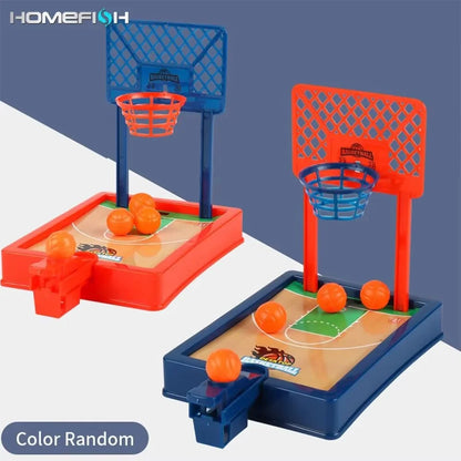Mini Basketball Machine Desktop Portable Travel Game Set