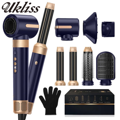 UKLISS 7 in 1 Hair Dryer Brush Air Styler Set