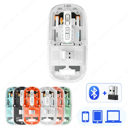 Transparent Wireless Rechargeable Mouse