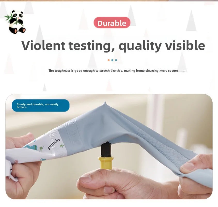 Long Sleeve Waterproof PVC Cleaning Gloves