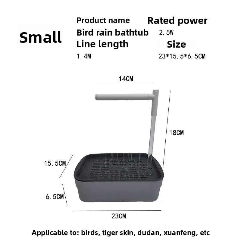 Automatic USB Bird Bath Fountain