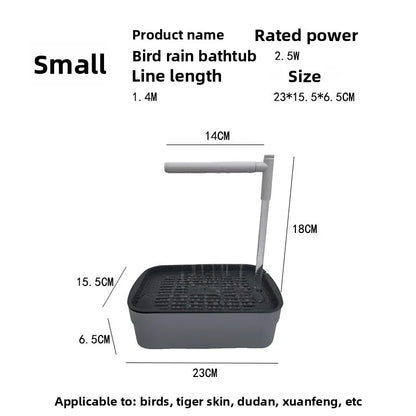 Automatic USB Bird Bath Fountain
