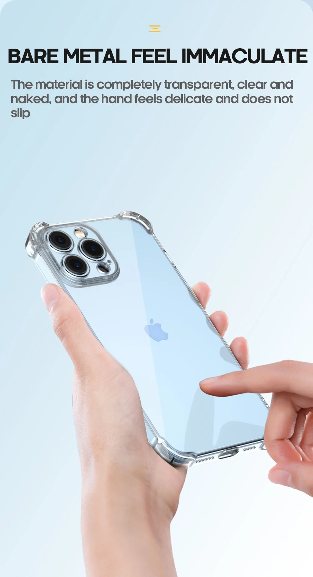 Clear Air Cushion iPhone Case