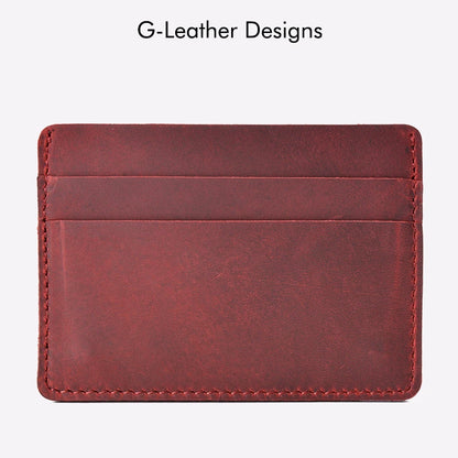 Genuine Leather Men Card Holder Case