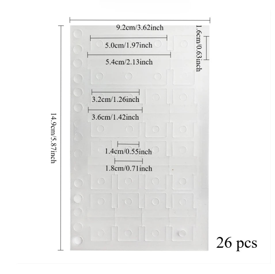 Self-Adhesive Binder Hole Stickers – Planner Reinforcement & Hanging Index Labels