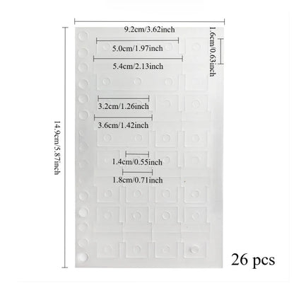 Self-Adhesive Binder Hole Stickers – Planner Reinforcement & Hanging Index Labels