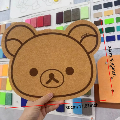 Cute Bear Felt Memo Board