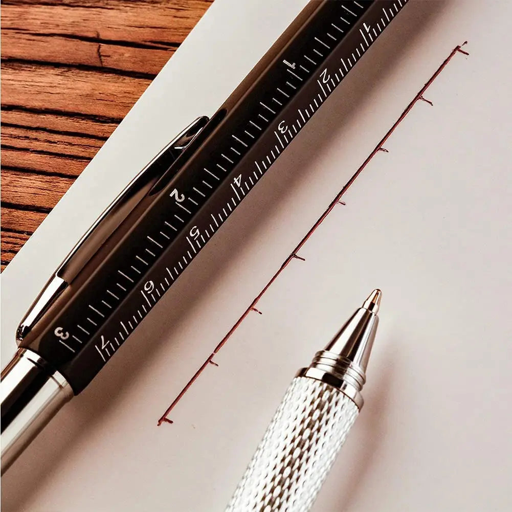 7-in-1 Multifunction Stylus Ballpoint Pen