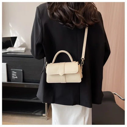 Vintage PU Leather Satchel Shoulder Bag