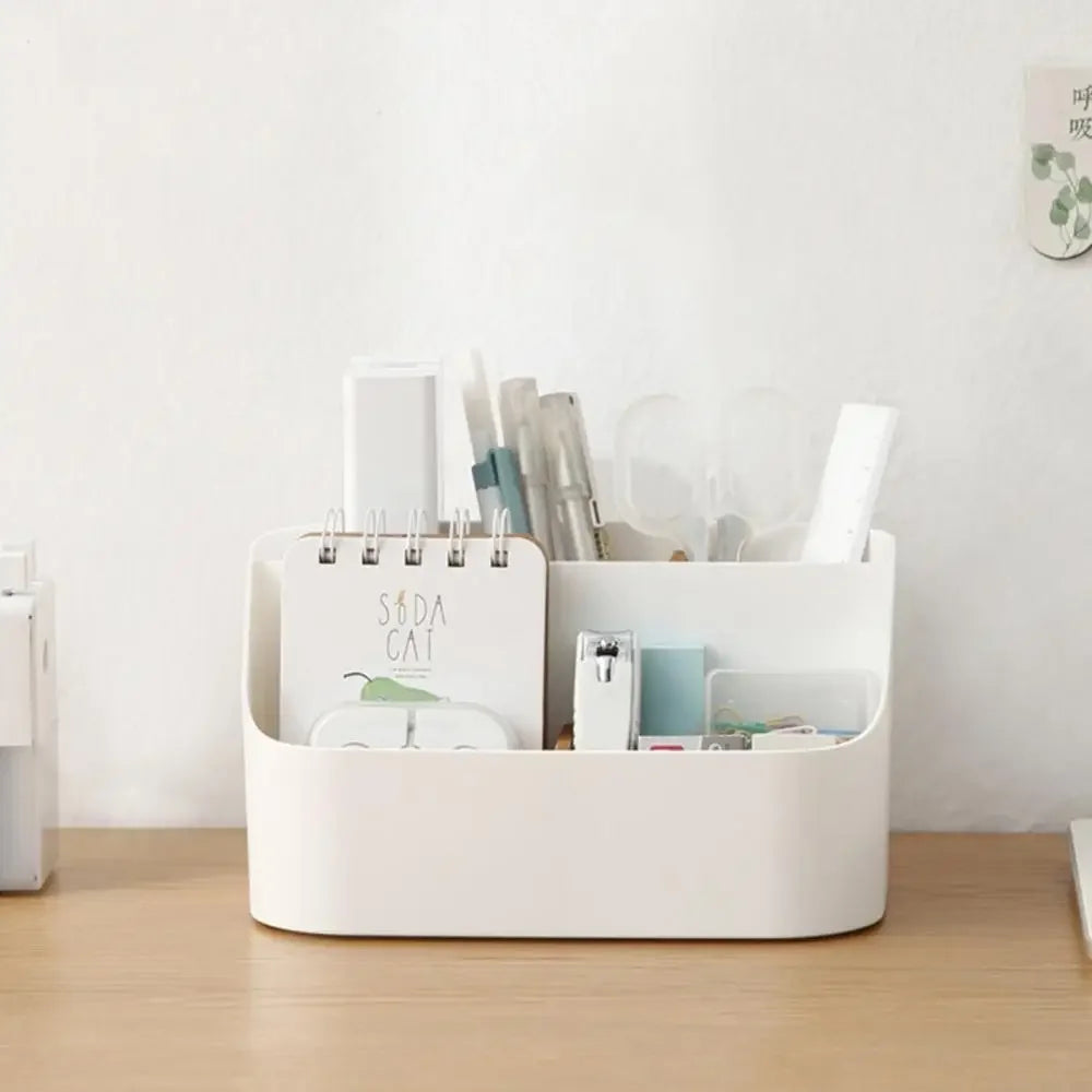 5-Compartment ABS Desktop Storage Organizer Box