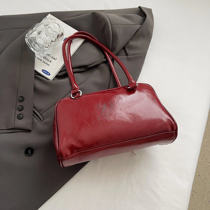 Bow Accent Shoulder Handbag