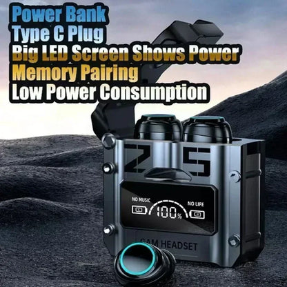 M25 Wireless Bluetooth Earbuds with LED Display